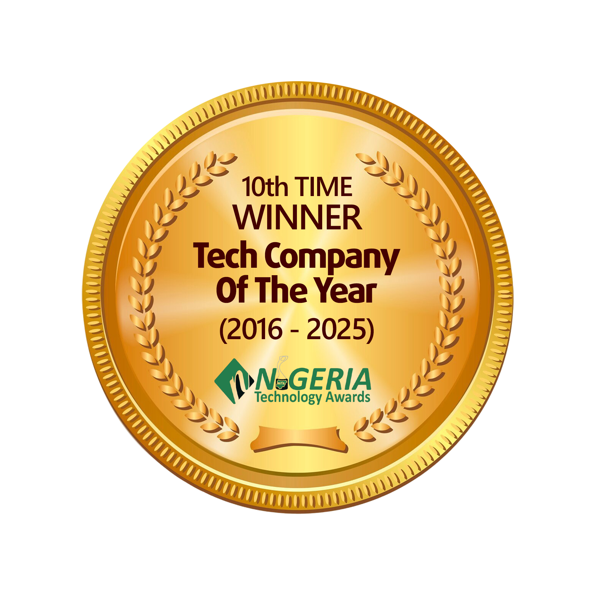 10th time winner, Tech Company of the Year