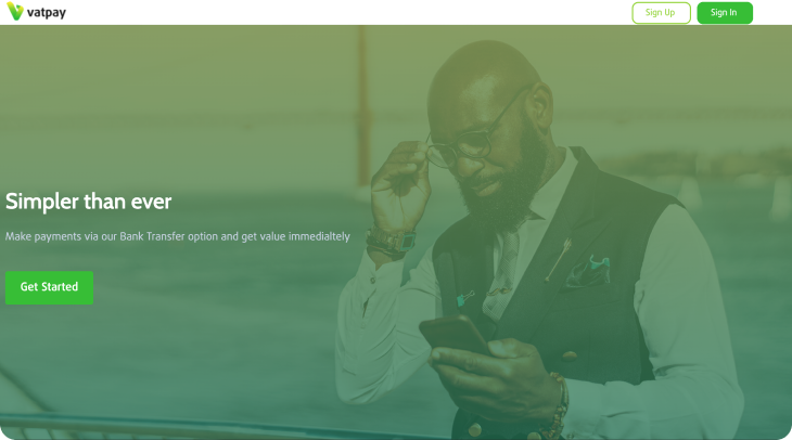 VatebraPay website thumbnail